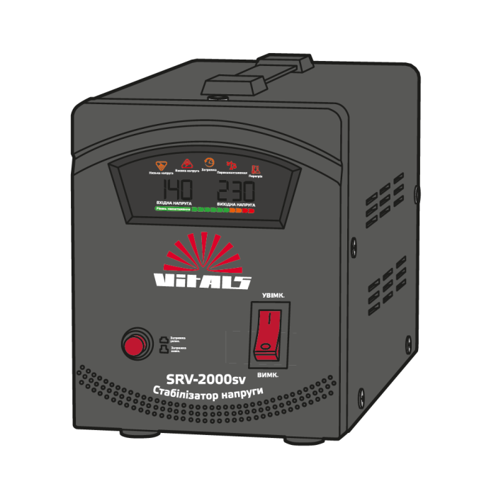 Стабілізатор напруги Vitals SRV-2000sv