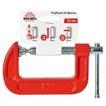 Струбцина G-подібна Vitals Master 75 мм