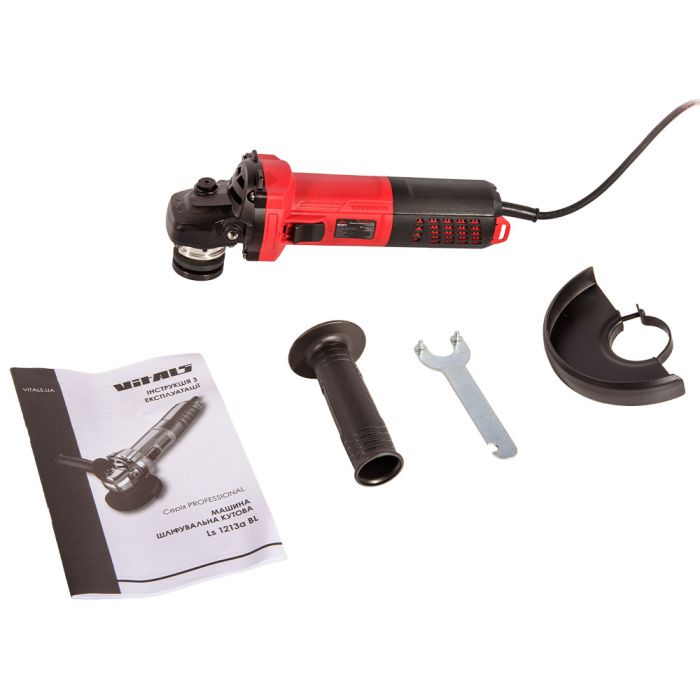 Машина шліфувальна кутова Vitals Professional Ls 1213a BL