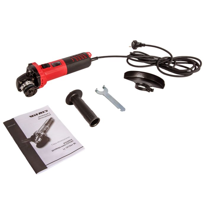 Машина шліфувальна кутова Vitals Professional Ls 1213av BL