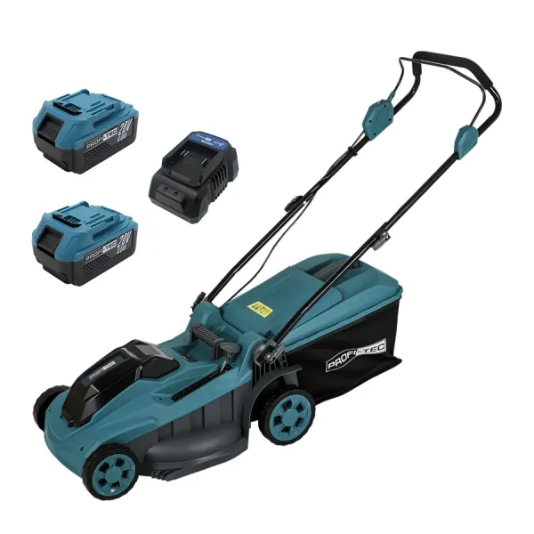 Акумуляторна газонокосарка PROFI-TEC EcoCut 43 Lite (2×PT2040EP (4.0 Аг), зарядний пристрій) Акумуляторна газонокосарка PROFI-TEC EcoCut 43 Lite (2×PT2040EP (4.0 Аг), зарядний пристрій)