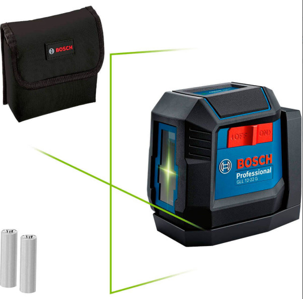 Лазерний нівелір Bosch GLL 12-22G Professional з чохлом Лазерний нівелір Bosch GLL 12-22G Professional з чохлом