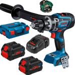 Акумуляторний ударний дриль-шурупокрут Bosch GSR 18V-150 C Professional, 2 акб ProCORE18V 8.0Ah, з/у GAL 1880 CV в L-BOXX 136