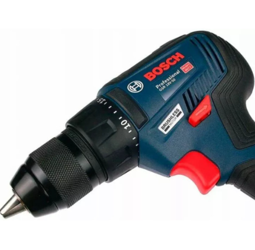 Акумуляторний шурупокрут Bosch GSR 18V-50 Professional, 2 акб GBA 18 V 2 Ah і з/в, у сумці, набір біт 43 шт