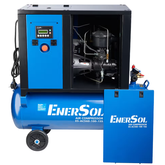 Компресор повітряний безмасляний EnerSol ES-AC560-100-1SS