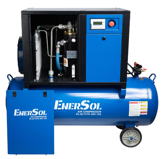 Компресор повітряний безмасляний EnerSol ES-AC1570-200-1SS