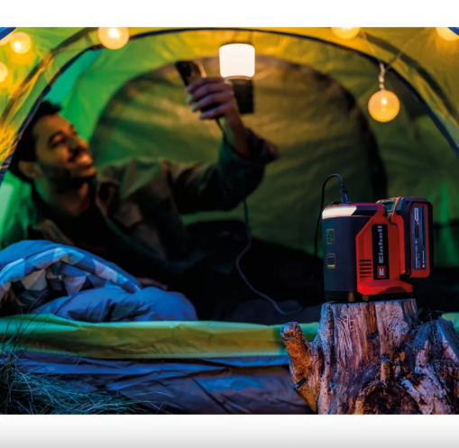 Інвертор акумуляторний Einhell TE-ES 18/150/1 Li-C-Solo X-Change (без акум.), 18 В, 150 Вт, дисплей, 1 розетка 220 В, LED-фонар,