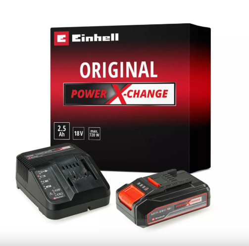Енергоблок Акумулятор Einhell  2.5 Аг + Зарядний пристрій 18V 2,5Ah PXC Starter Kit