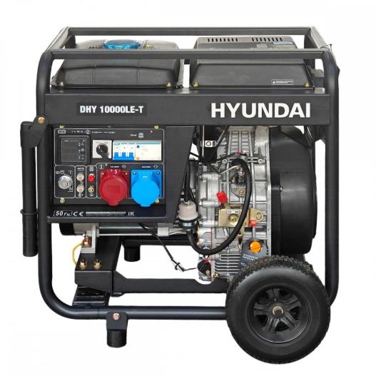 Генератор дизельний Hyundai DHY 10000LE-T електростартер 8,5 кВт Вихід  ATS+