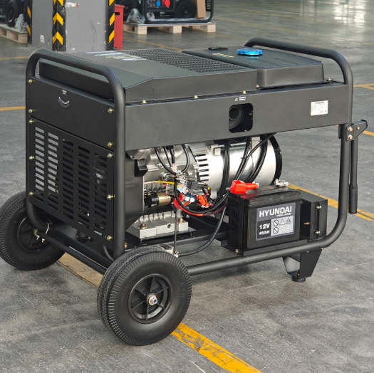 Генератор дизельний Hyundai DHY 14000LE-T Електрозапуск + сумісність з ATS 10,5 - 11 кВт