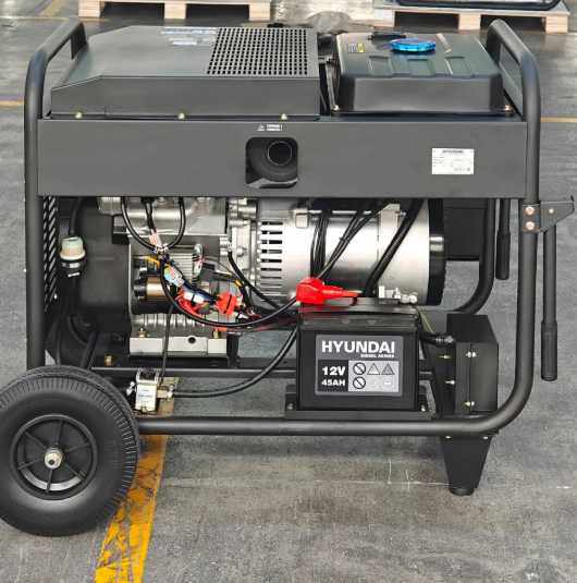 Генератор дизельний Hyundai DHY 14000LE-T Електрозапуск + сумісність з ATS 10,5 - 11 кВт