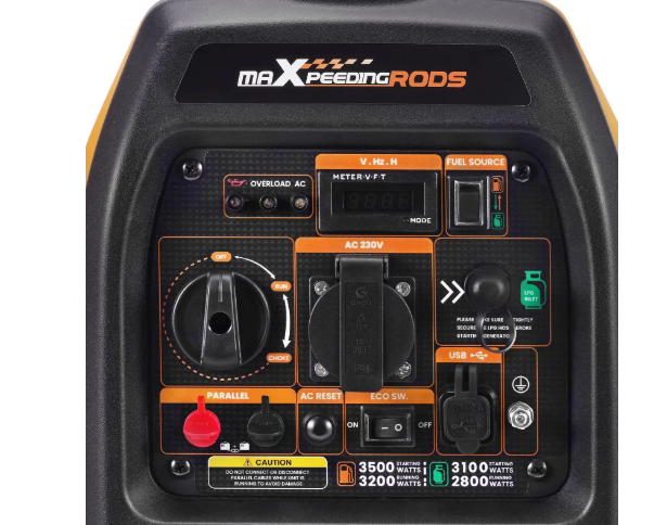 Генератор інверторний MaXpeedingRods MXR3800DF