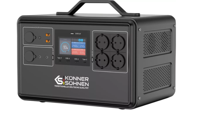 Електростанція портативна Konner&Sohnen KS 2400PS Потужність 4800 ВТ