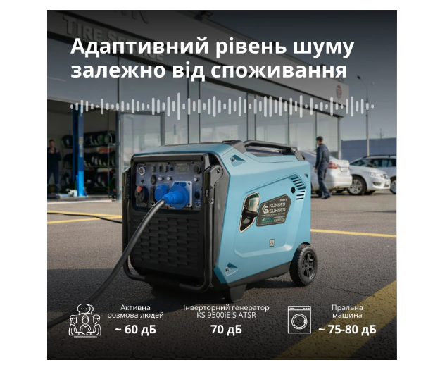 Інверторний генератор KS 9500iE S ATSR