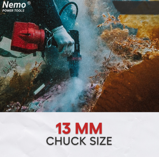 Підводний акумуляторний дриль-шуруповерт Nemo Hammer Drill - 50M