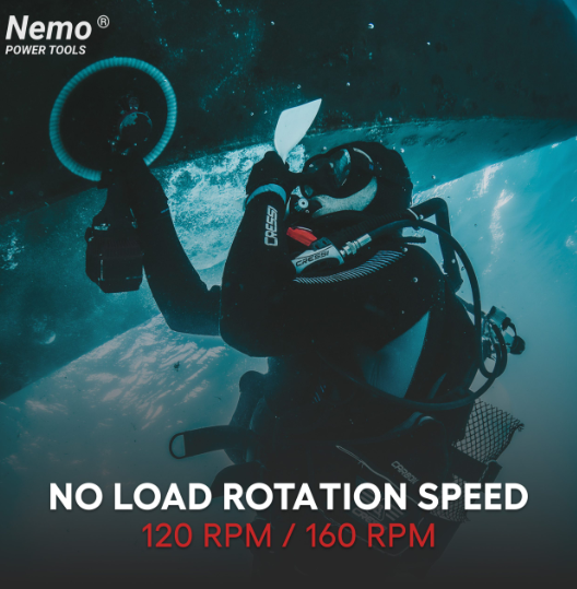 Акумуляторний очисник корпусів суден Nemo Hull Cleaner Electric Brush