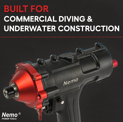 Акумуляторний підводний ударний шуруповерт Nemo Impact Driver - 50M