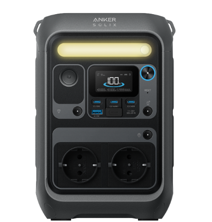 Зарядна станція ANKER SOLIX C300X - 288Wh/AC 300W/140W 3xPD/1xUSB/1xCar/MPPT