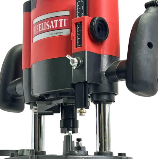 Фрезер Felisatti ФМ-62/2100Э/F61010 , 2100 Вт, 8000-25000 об/хв, цанга 8/12 мм. хід. 62 мм.