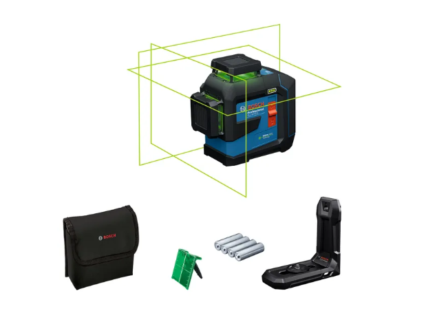 Лазерний лінійний нівелір Bosch GLL 80-33 G Professional LB 10, аксесуари