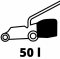 Газонокосарка електрична Einhell GC-EM 1800/43 (3400090) потужністю 1800 Вт. Ширина косіння 43 см, 6 рівнів висоти 20-65 мм, травозбірник 50 л.