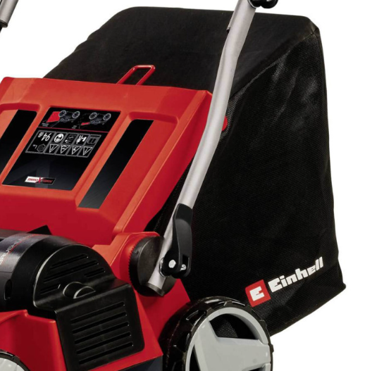 Скарифікатор акумуляторний Einhell GE-SA 36/35 Li - Solo (3420685) 36 В, безщітковий двигун, 16 ножів, 2 вали, травозбірник 28 л
