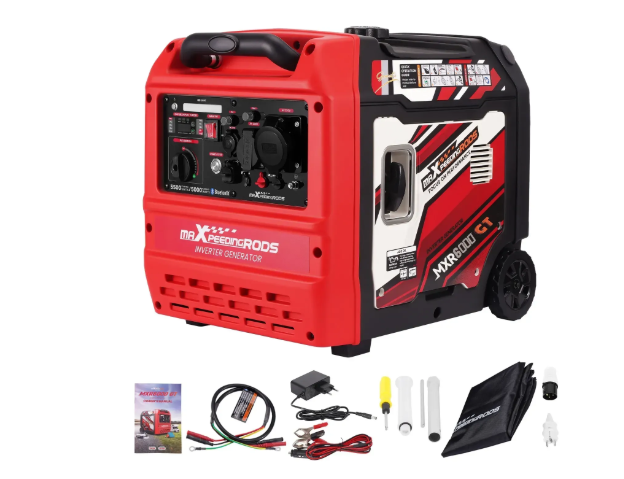 Інверторний генератор MaXpeedingRods MXR6000GT 5,5 кВт, Бензин/газ, 230 В, Bluetooth, електростарт, ECO режим