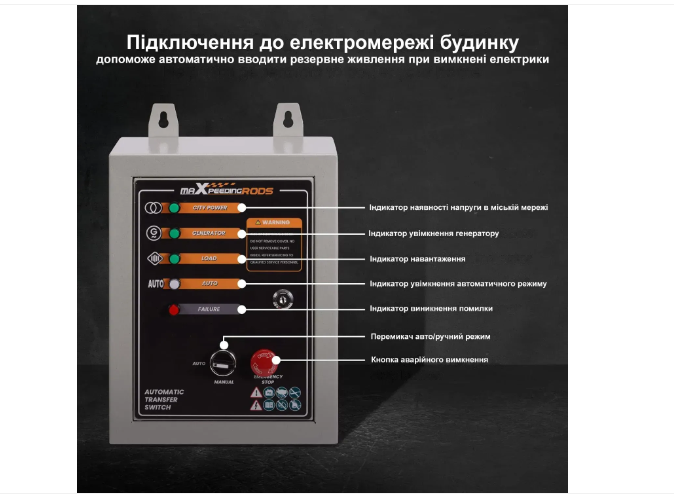 Блок автоматичного введення резерву MaXpeedingRods ATS 4/25