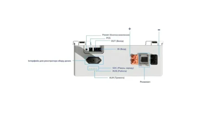 Акумуляторна батарея Deye SE-F5 Pro-C LiFePO4 51.2V/100AH, 5120 Wh (UPS)